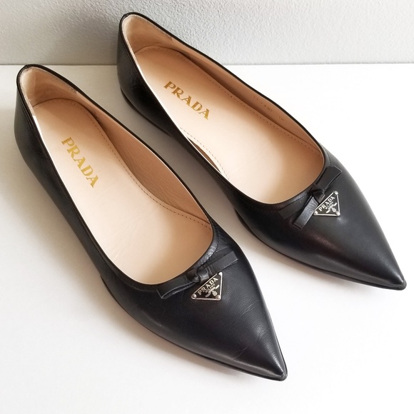 prada pointed flats